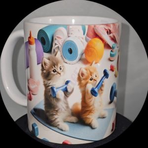Kitten Workout Motivation Mug 1 Of 12