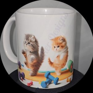 Kitten Workout Motivation Mug 3 Of 12
