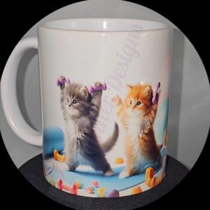 Kitten Workout Motivation Mug 4 Of 12