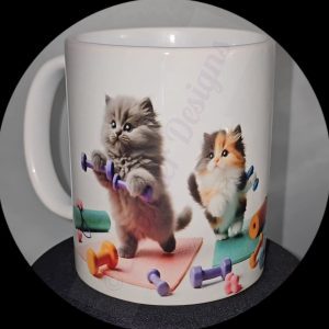 Kitten Workout Motivation Mug 8 Of 12